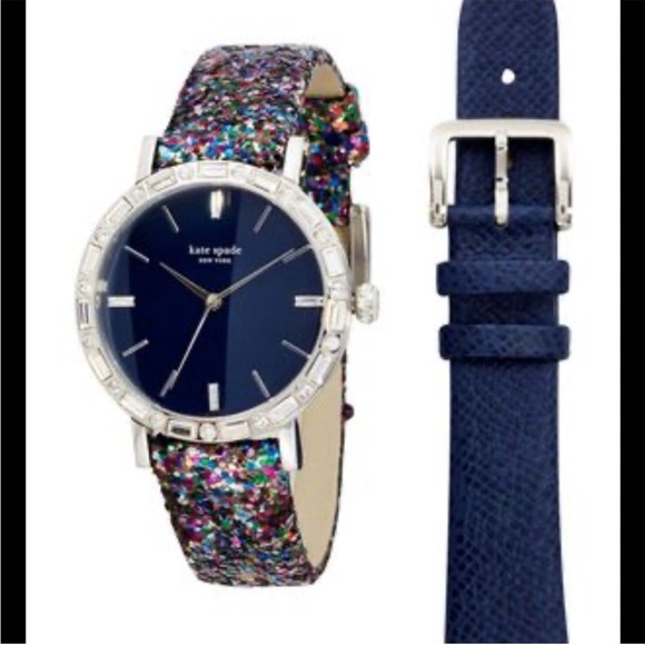 Kate Spade Blue Watch Collection with Navy Accents - Picture 1 of 7
